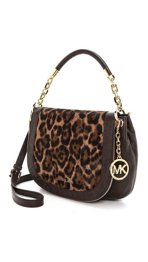 michael kors cheetah print bag|michael kors cow print purse.